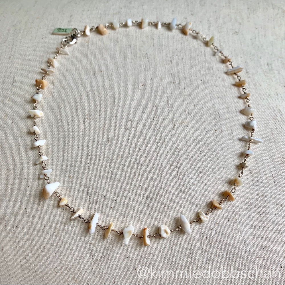 Handmade White Opal Necklace